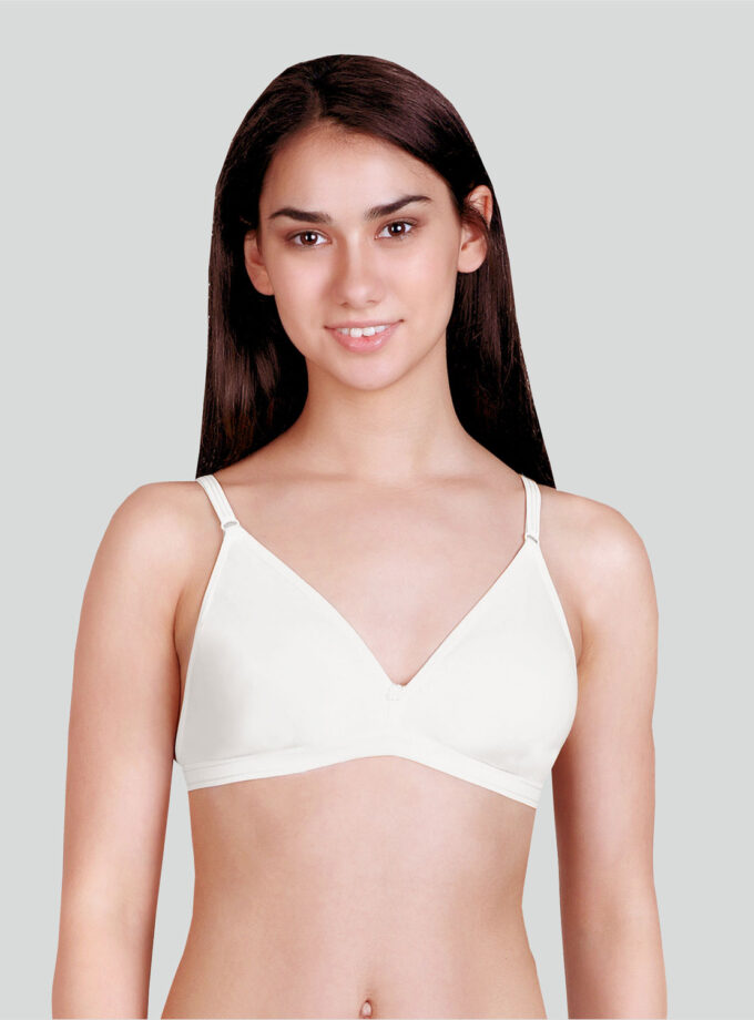 Basics Double Layered Non Wired Full Coverage Backless Bra White