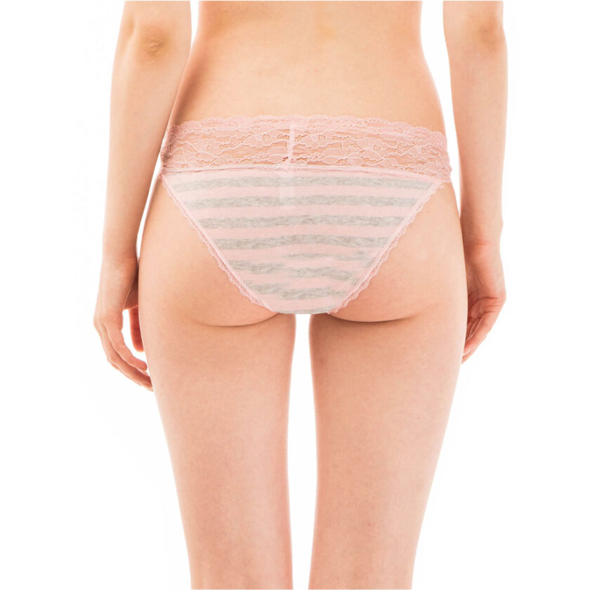 Lace Pattern Polester G-String Shaped French Knickers for Women