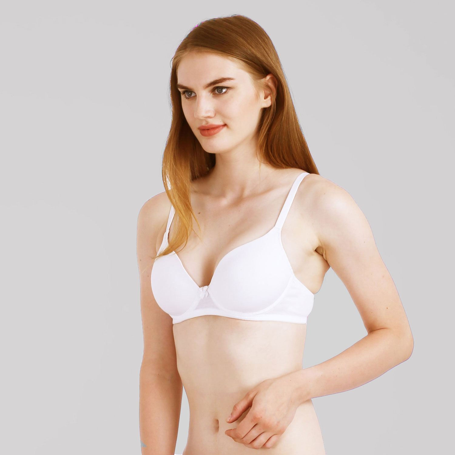 Padded Bra Non Wired 3/4th Coverage T-shirt Bra (Pack of 3)